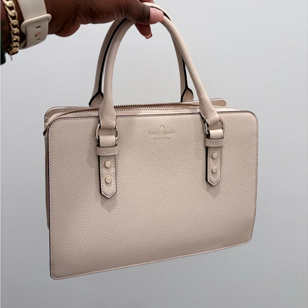 Kate Spade Chic Cream Satchel Bag - Picture 1 of 5